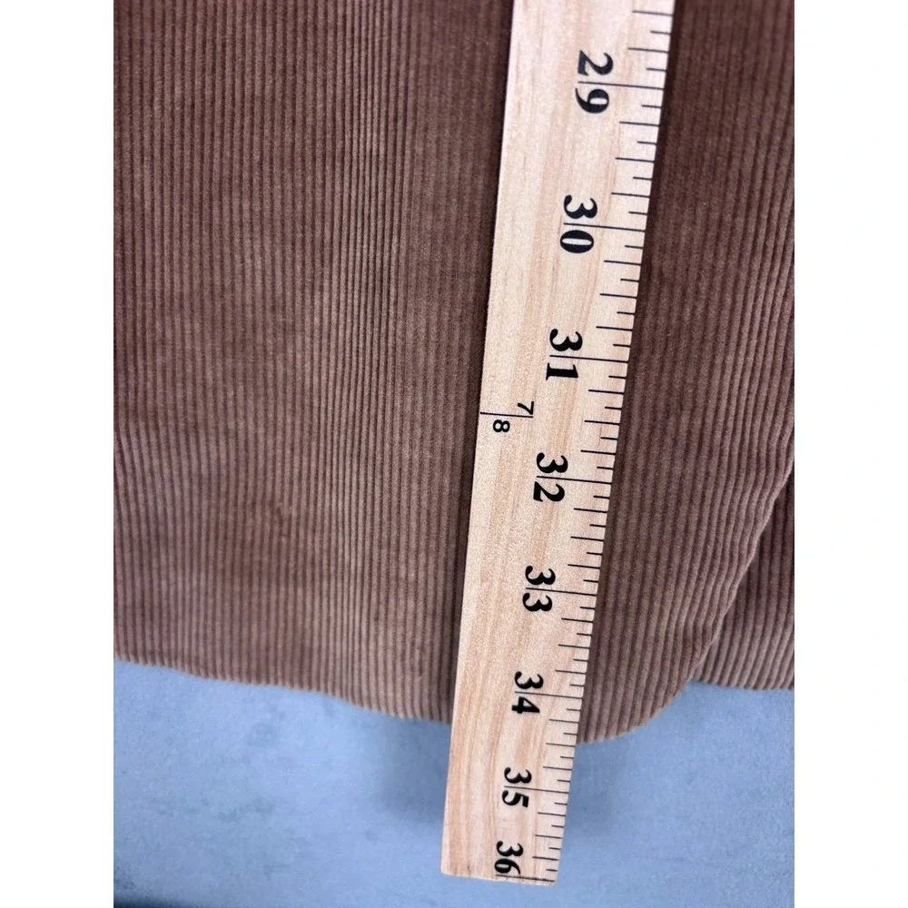 Saddlebred Mens Corduroy Blazer Tan Brown Sport Coat 56R Cotton 2-Button Lined